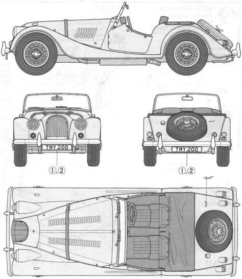 Morgan 44 19xx Smcarsnet Car Blueprints Forum Morgan Cars