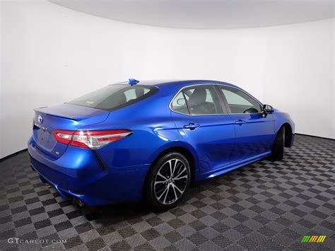 2020 Blue Streak Metallic Toyota Camry Se 145545690 Photo 10