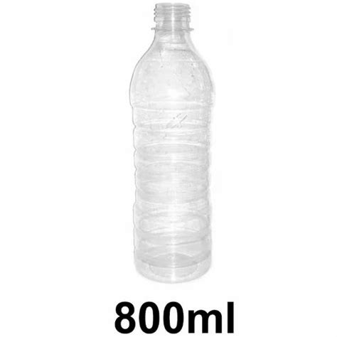 800 ML Transparent Pet Plastic Bottle Capacity 800 Liter At 4 5