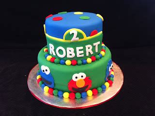 Taryne's Tasty Treats: Sesame Street 2nd Birthday Cake