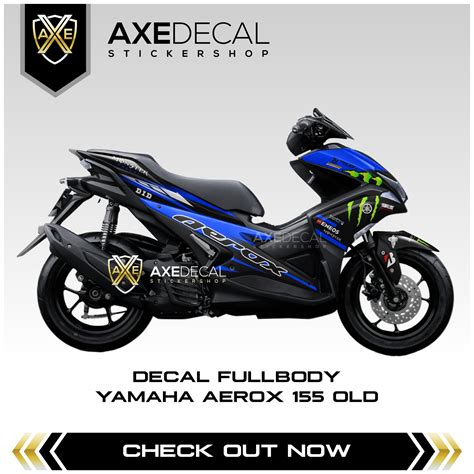 Decal Aerox Old Fullbody Livery Me Stiker Motor Yamaha Aerox Lama