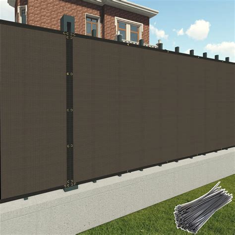 Snapklik Patio 6 X 150 Fence Privacy Screen Brown Commercial