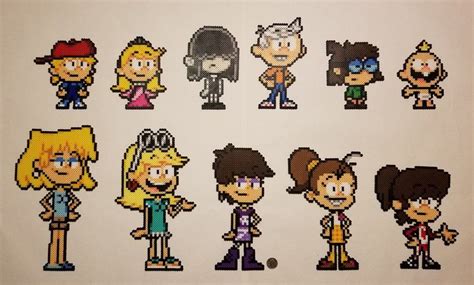 Loud House Perler Pattern Perler Bead Disney Perler Bead Art Pixel Art Pattern