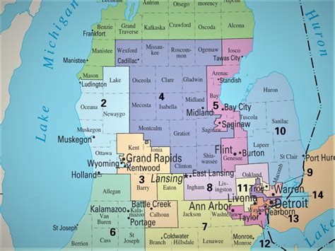 New Michigan State House District Map