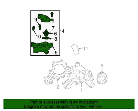 Genuine Oem Ford Part Engine Coolant Thermostat Kit Yu Z A Aa