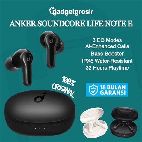 Jual Anker Soundcore Life Note E Tws A3943 Earbuds Earphone True