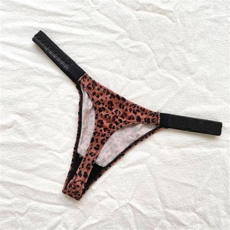 Sexy Leopard Print Thong Panties Women Lingerie On Luulla