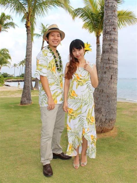 Matching Hawaiian Clothing For Couple Aloha Outlet Hawaiian Outfit