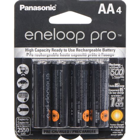 Panasonic Eneloop Pro Aa Rechargeable Nimh Batteries Bk Hcca Ba