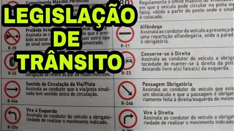 Aula Te Rica Legisla O De Tr Nsito Youtube