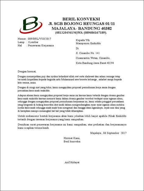 Contoh Surat Permohonan Kerjasama Rekanan Yang Di Kasih Tahu Seseorang Surat Permohonan