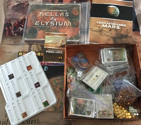 Terraforming Mars With Prelude Hellas And Elysium Hobbies And Toys Toys