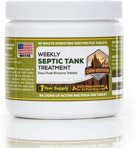 Amazon Septifix Septic Tank Treatment Tabs Live Aerobic Bacteria