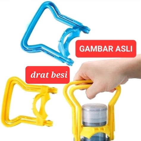 Jual Alat Angkat Galon Besar Drat Besi 2in1 Double Handle Holder Galon