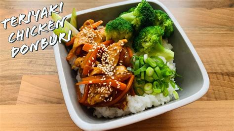 Chicken Teriyaki Donburi