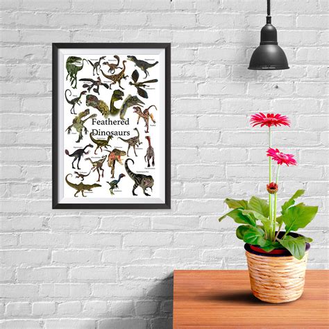 Feathered Dinosaurs, The World's Dinosaur Families Posters Collection ...