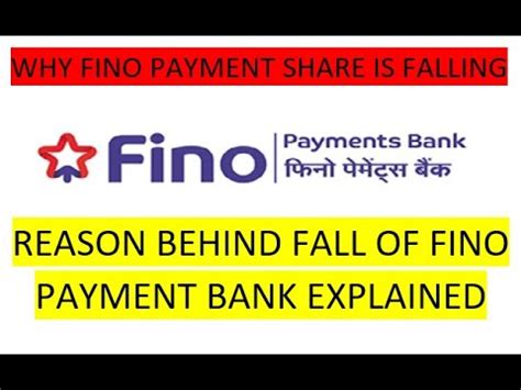 REASON BEHIND FALL OF FINO PAYMENT BANK जनय FINO PAYMENT BANK क