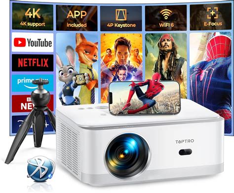 Vidéoprojecteur Focus Électrique 20000 Lumens WiFi Bluetooth Video