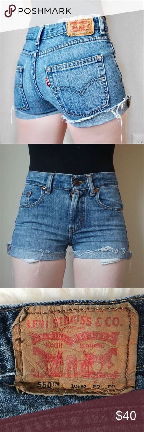 Vintage Levi S Cutoffs High Waisted Shorts High Waisted Shorts