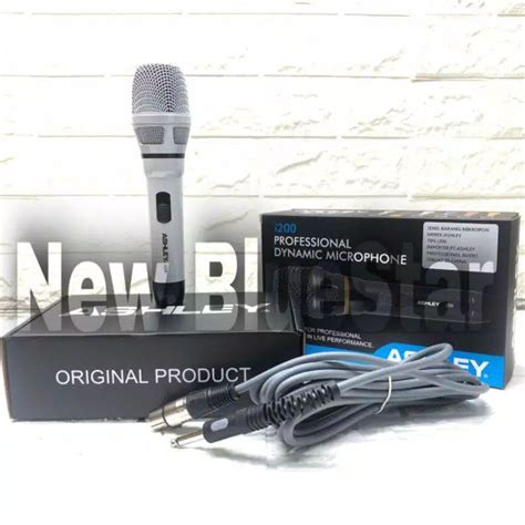 Jual Microphone Mic Kabel Ashley I 200 Microvoice MVP 9 Series PALING