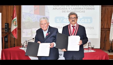 Arequipa Southern Per Firma Convenio Para La Construcci N Del Segundo