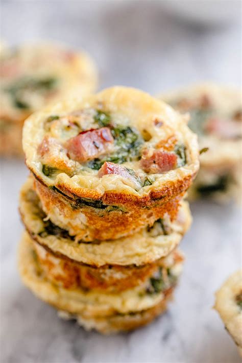 Ham And Spinach Egg Muffins Recipe — Eatwell101