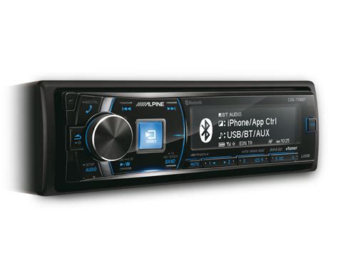 Alpine Cde 178bt Radio Cdusbcontrolador De Ipodiphone Con Bluetooth®