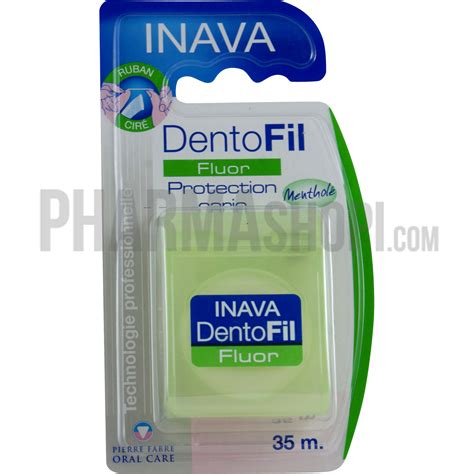 Inava Dentofil Fil Dentaire Au Fluor Menthol Inava Bo Te De M De