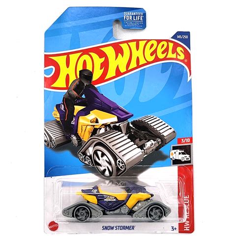 Базовая машинка Hot Wheels SNOW STORMER желто фиолетовая Хот Вилс Mattel арт HCW