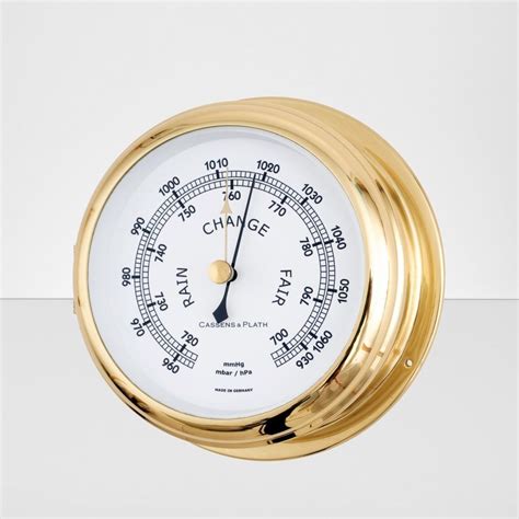 Analog Barometer Cassens Plath Gmbh Brass