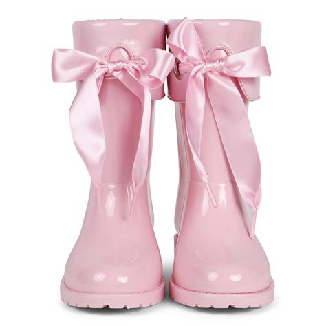 Igor Girls Ribbon Rain Boots in Pink — BAMBINIFASHION.COM