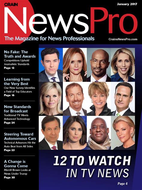 Crains Newspro Names 12 To Watch In Tv News