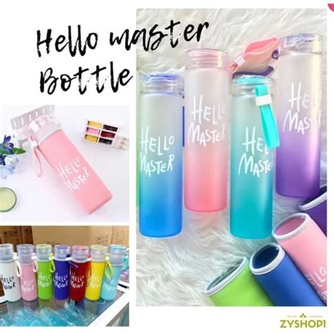 Jual BOTOL KACA HELLO MASTER MY BOTTLE 480 ML BOTOL MY BOTTLE AIR