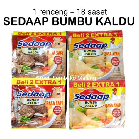 Jual Baru Sedap Bumbu Kaldu Renceng Gr X Sachet Penyedap Rasa