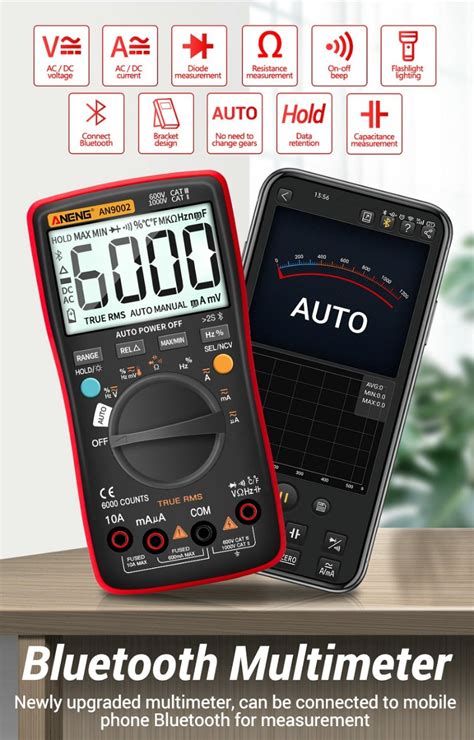 AN9002 ANENG Bluetooth Digital Multimeter Micro JPM