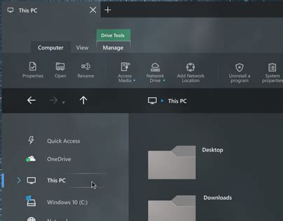 Acrylic File Explorer Concept With Tabs Images Behance