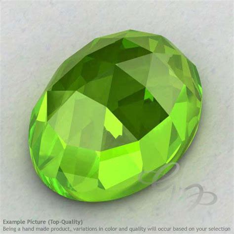 Peridot Oval Shape Calibrated Cabochons