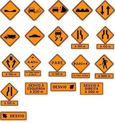 Sinais De Transito Cores E Significados