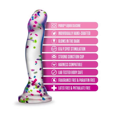 Neo Elite Glow In The Dark Hanky Panky Confetti Dildo Sex Toys And Adult Novelties Adult Dvd