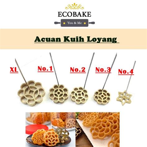 Acuan Kuih Loyang Tembaga Rose Cookies Mould Achuan Kuih Bintang Lazada