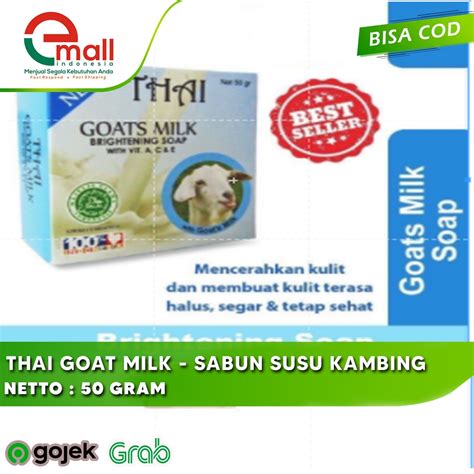 Jual THAI Goats Milk Soap 50gr Sabun Susu Kambing Shopee Indonesia