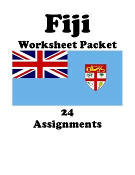 Fiji Country Worksheet Packet Assignments By Bac Education