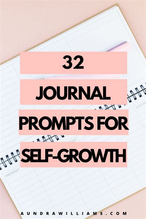 32 Journal Prompts For Personal Growth Aundra Williams Journal