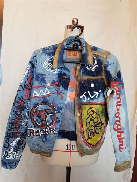 Graffiti Art On Denim Jackets Spice Up Your Streetwear Limited