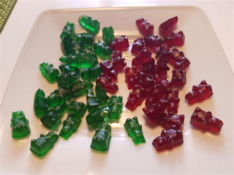 Gummibärchen rot und grün Rezept mit Bild kochbar de