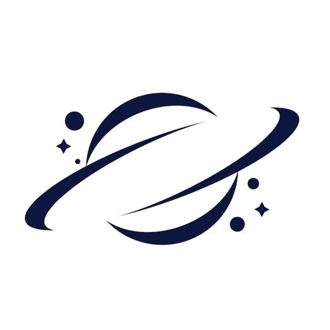 Diseño De Ilustración Vectorial Del Logotipo De Saturno Del Planeta