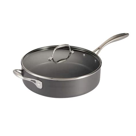 Tramontina 5 5 Qt Hard Anodized Aluminum Nonstick Covered Deep Saute