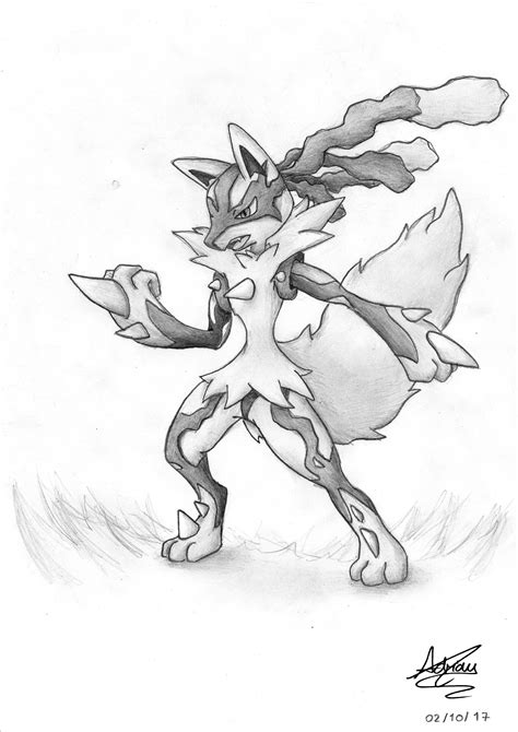 Lucario Sketch At Explore Collection Of Lucario Sketch