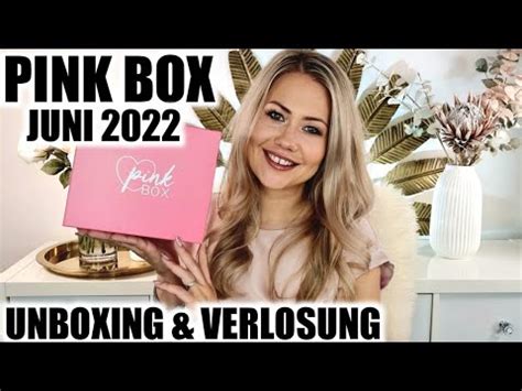 Pink Box Juni Unboxing Verlosung Youtube