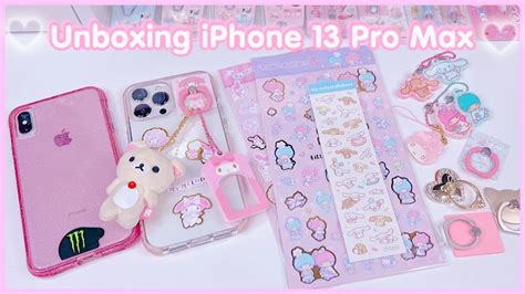 Unboxing New IPhone 13 Pro Max Kawaii Makeover YouTube